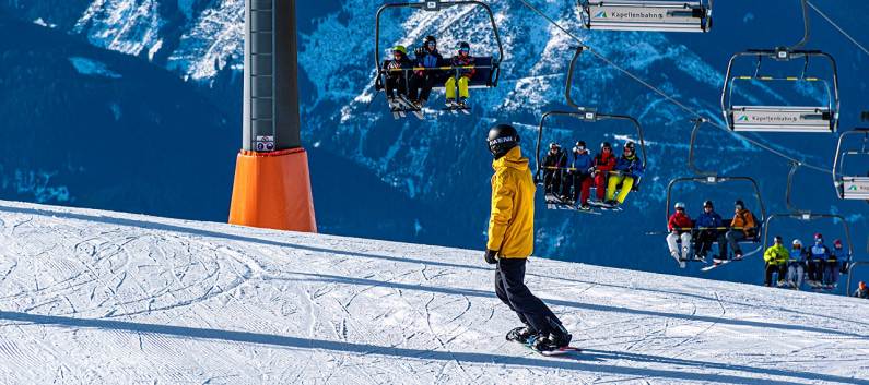 Skiing holiday