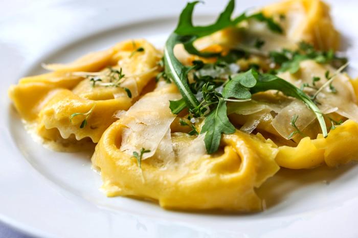 Tortelloni in Modena, Emilio-Romagna, Italy