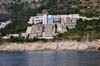 The abandoned Hotel Belvedere in Dubrovnik, Croatia