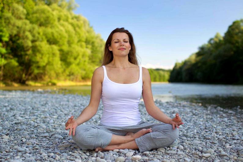 Practice yoga in the Lake District