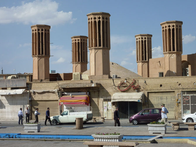 Wind Towers in Yazd, Iran