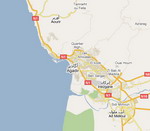 View map of the Middle East