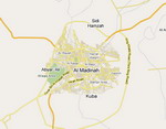 View map of the Middle East