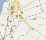 View map of the Middle East