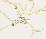 View map of the Middle East