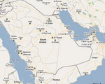 View map of the Middle East