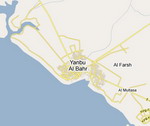 View map of the Middle East