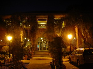 Parador at night