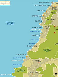 Mouille Point map