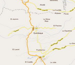 View map of South America