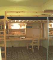 Bedroom with desk