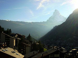 Matterhorn view from the apartments