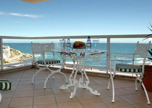Terrace of a sea facing room